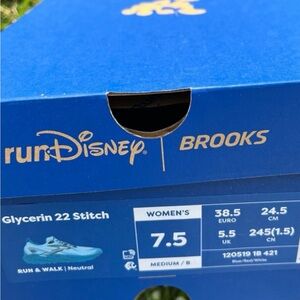 Brooks Glycerin 22 Stitch Women's Shoes - Blue